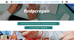 Desktop Screenshot of findpcrepair.com